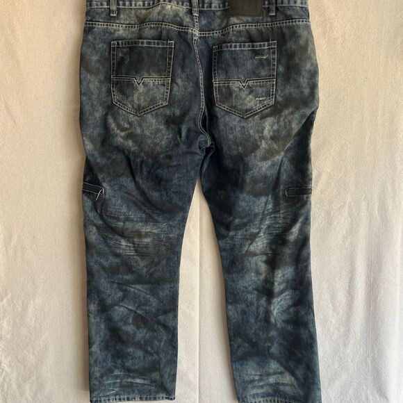 Men's Access Apparel Biker Jeans - Picture 2 of 14